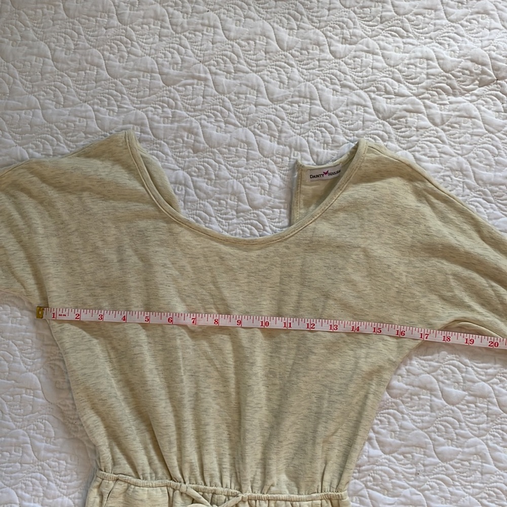Beige Open Back Romper - Picture 9 of 11